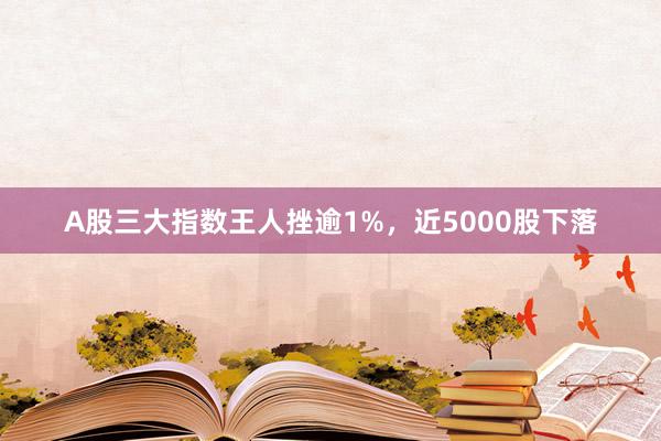 A股三大指数王人挫逾1%，近5000股下落